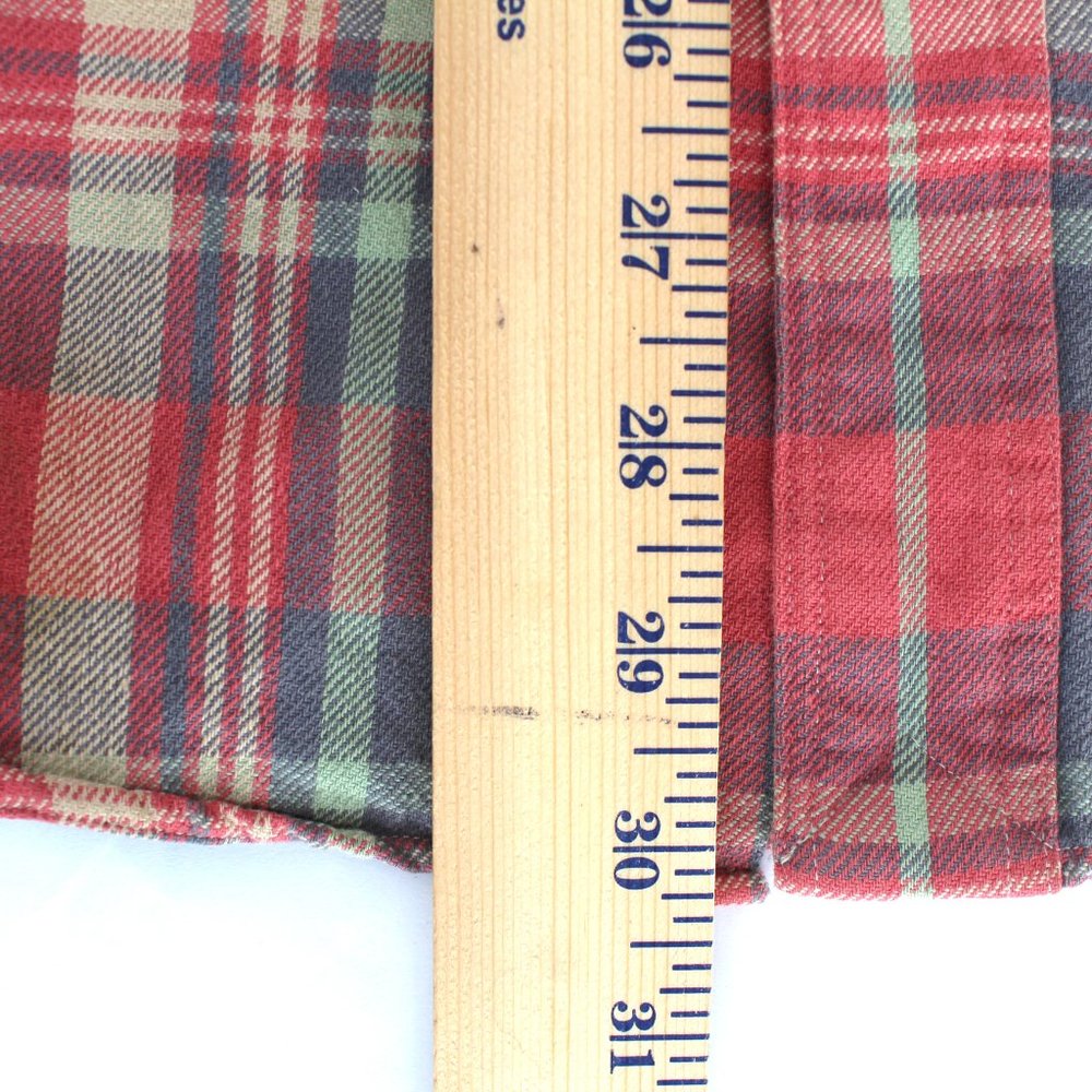 Polo Ralph Lauren Plaid Cotton Flannel Button Up Shirt Long Sleeve Men’s Size S - Picture 15 of 15